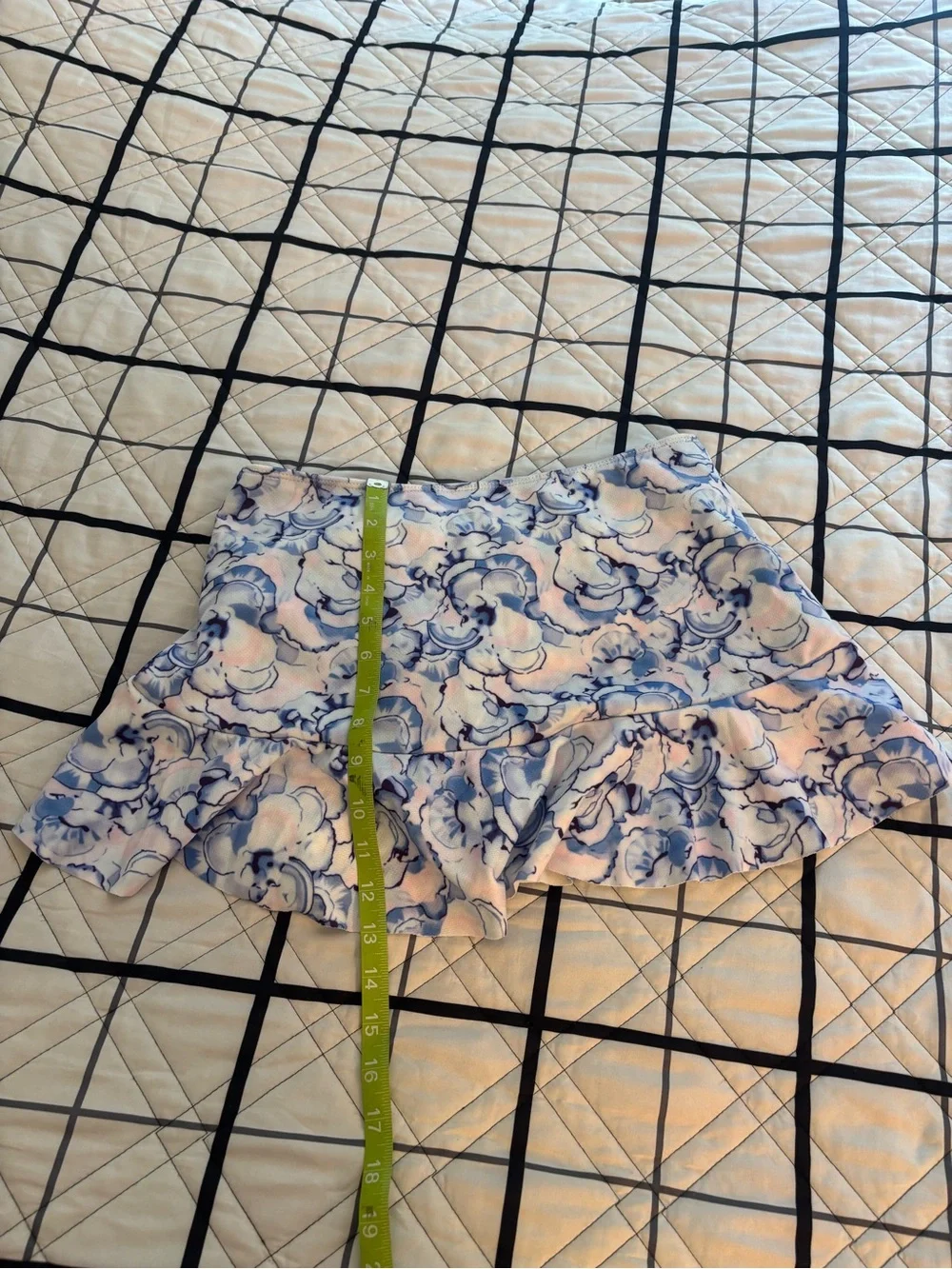 Floral Blue & Pink Women's Swim Skirt
